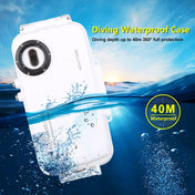 HAWEEL 40m/130ft Waterproof Diving Case for Huawei P20, Photo Video Taking Underwater Housing Cover(White) Eurekaonline