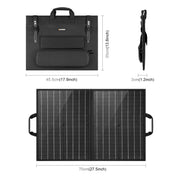 HAWEEL 50W Foldable Solar Panel Charger Travel Folding Bag(Black) Eurekaonline
