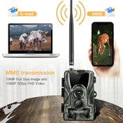 HC801LTE 4G US Version Waterproof IP65 IR Night Vision Security 16MP Hunting Trail Camera, 120 Degree Angle Eurekaonline