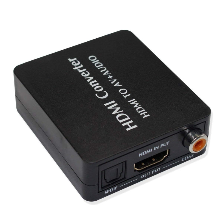 HDMI to AV Audio Converter Support SPDIF Coaxial Audio NTSC PAL Composite Video HDMI to 3RCA Adapter for TV /PC /PS3 / Blue-ray DVD Eurekaonline