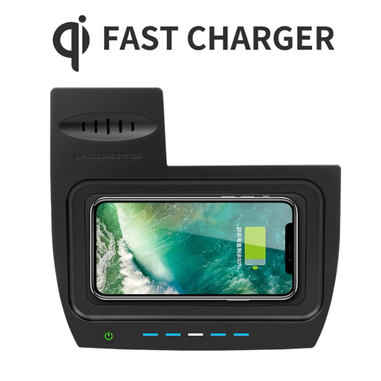 HFC-1001 Car Qi Standard Wireless Charger 10W Quick Charging for Honda Civic 10th Gen. 2019-2021, Left Driving Eurekaonline