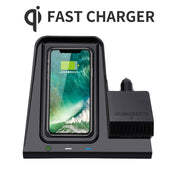 HFC-1002 Car Qi Standard Wireless Charger 10W Quick Charging for Honda Avancier / URV 2017-2020, Left Driving Eurekaonline