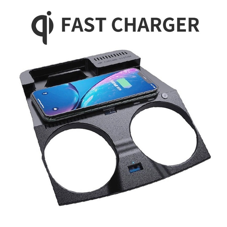 HFC-1016 Car Qi Standard Wireless Charger 10W Quick Charging for BMW M5 2018-2021, Left and Right Driving Eurekaonline