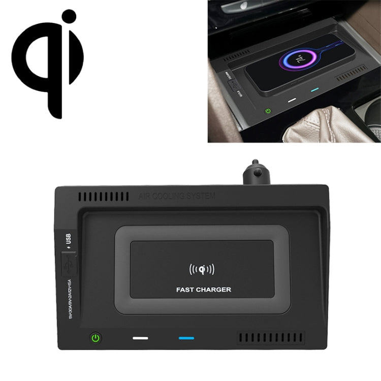 HFC-1031 Car Qi Standard Wireless Charger 10W Quick Charging for Volkswagen Teramont 2018-2020, Left Driving Eurekaonline