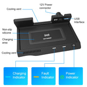 HFC-1040 Car Qi Standard Wireless Charger 10W Quick Charging for Nissan Teana 2019-2021, Left Driving Eurekaonline