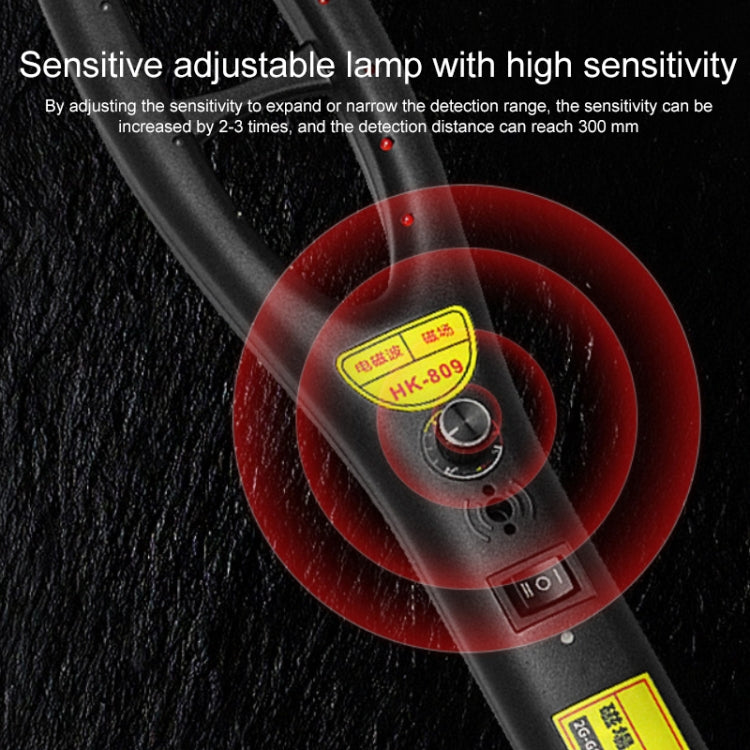 HK-809 High Sensitivity GPS Magnetic Field Electromagnetic Wave Wireless Signal Detector(Black) Eurekaonline