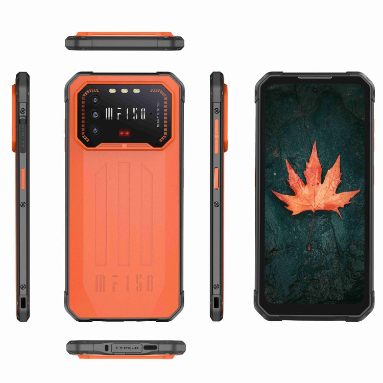 [HK Warehouse] IIIF150 Air 1 Pro Rugged Phone, 6GB+128GB, IP68/IP69K Waterproof Dustproof Shockproof, Triple Back Cameras, Fingerprint Identification, 6.5 inch Android 12 MTK6765 Octa Core up to 2.3GHz, Network: 4G, NFC, OTG (Orange) Eurekaonline