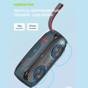 HOPESTAR H49 RGB Light TWS Waterproof Wireless Bluetooth Speaker(Grey) Eurekaonline