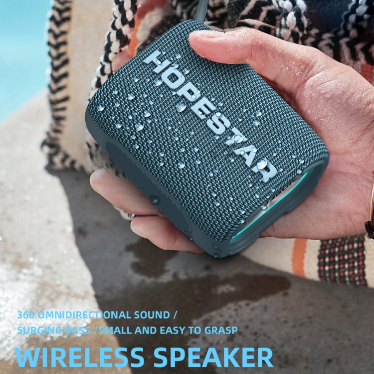 HOPESTAR H54 RGB Light TWS Waterproof Wireless Bluetooth Speaker(Grey) Eurekaonline