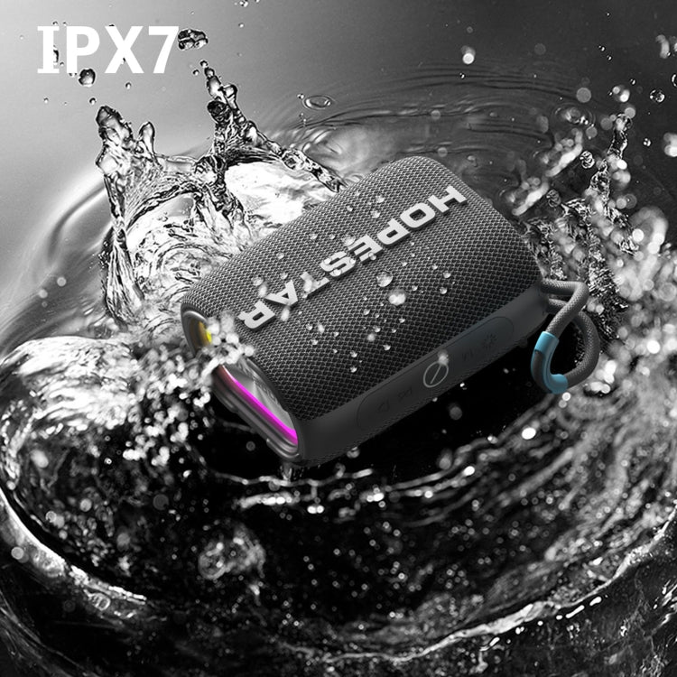 HOPESTAR H54 RGB Light TWS Waterproof Wireless Bluetooth Speaker(Grey) Eurekaonline