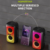 HOPESTAR Party 110 Mini Colorful Lights Wireless Bluetooth Speaker (Grey) Eurekaonline