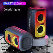 HOPESTAR Party 110 Mini Colorful Lights Wireless Bluetooth Speaker (Grey) Eurekaonline