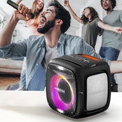 HOPESTAR Party One RGB Lighting Wireless Bluetooth Speaker (Black) Eurekaonline