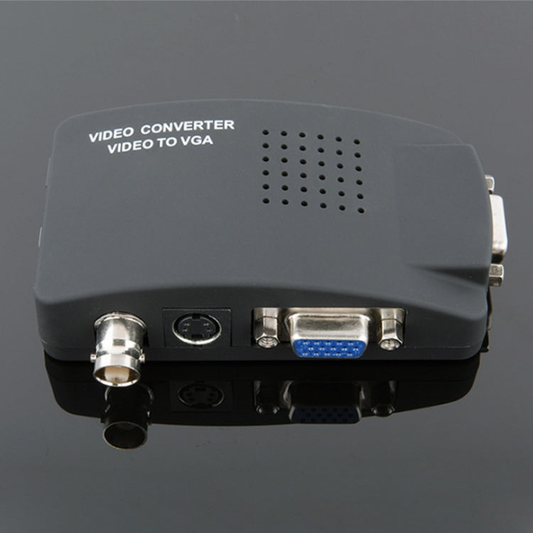  S-Video to VGA Video Converter(Black) Eurekaonline