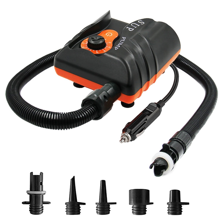 HT-785 SUP Paddle Board 16PSI High Pressure Car Inflatable Pump 12V Electric Air Pump With 6 Connectors Eurekaonline