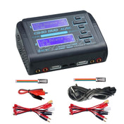 HTRC C240 Balanced Lithium Battery Charger Remote Control Airplane Toy Charger, Specification:EU Plug Eurekaonline