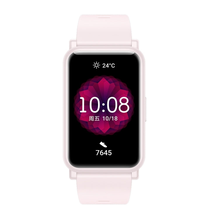 HUAWEI Honor ES Fitness Tracker Smart Watch, 1.64 inch Screen, Support Exercise Recording, Heart Rate / Sleep / Blood Oxygen Monitoring, Female Physiological Cycle Recording(Pink) Eurekaonline