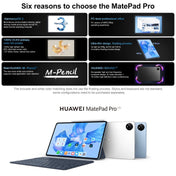 HUAWEI MatePad Pro 11 inch 2022 4G GOT-AL19 12GB+512GB, with Smart Keyboard + Stylus, HarmonyOS 3 Qualcomm Snapdragon 888 Octa Core, Support Dual WiFi / BT / GPS, Not Support Google Play(Clouds White) Eurekaonline