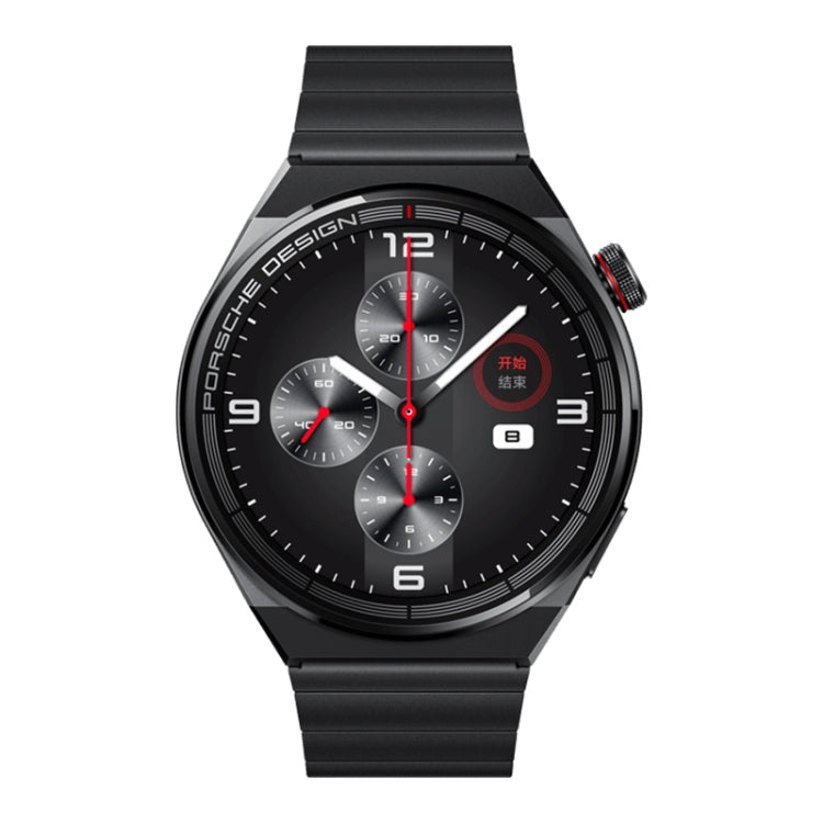 HUAWEI WATCH GT 3 Porsche Ver. Smart Watch 46mm Titanium Wristband, 1.43 inch AMOLED Screen, Support Health Monitoring / GPS / 100+ Sport Modes (Black) Eurekaonline