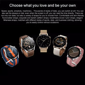 HUAWEI WATCH GT 3 Smart Watch 46mm Braided Wristband, 1.43 inch AMOLED Screen, Support Heart Rate Monitoring / GPS / 14-days Battery Life / NFC(Blue) Eurekaonline
