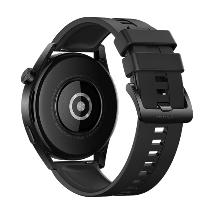 HUAWEI WATCH GT 3 Smart Watch 46mm Rubber Wristband, 1.43 inch AMOLED Screen, Support Heart Rate Monitoring / GPS / 14-days Battery Life / NFC(Black) Eurekaonline