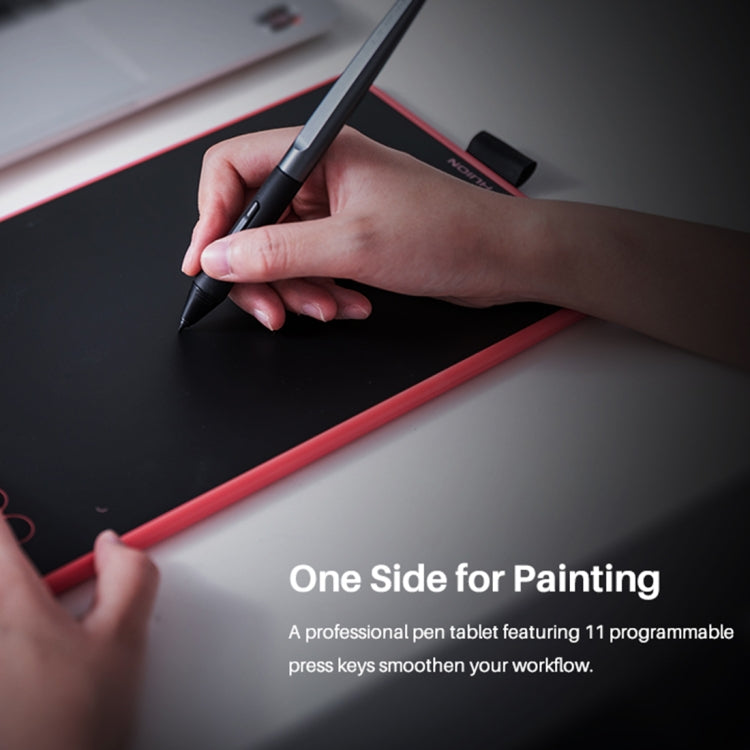 HUION Inspiroy Ink H320M 5080 LPI Art Drawing Tablet for Fun, with Battery-free Pen & Pen Holder(Black) Eurekaonline