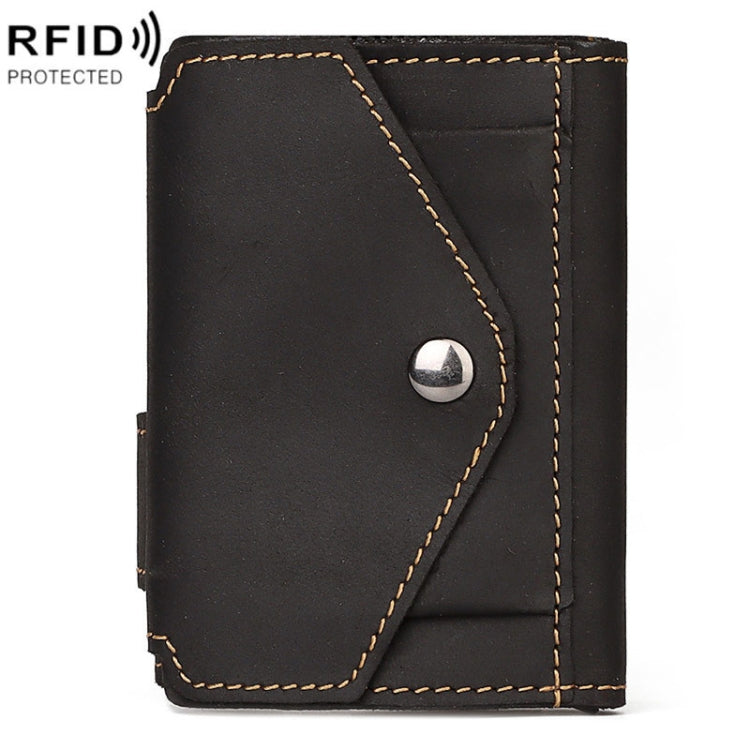 HUMERPAUL BP906 Credit Card Cover RFID Anti-Theft Brush Card Bag(Black) Eurekaonline