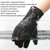 HUNTRANGE A055 Waterproof Riding Sports Touch Screen Keep Warm Gloves, Size: M(Black) Eurekaonline