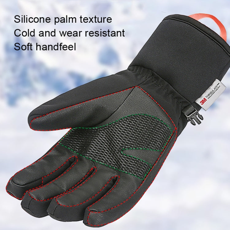 HUNTRANGE A055 Waterproof Riding Sports Touch Screen Keep Warm Gloves, Size: M(Black) Eurekaonline