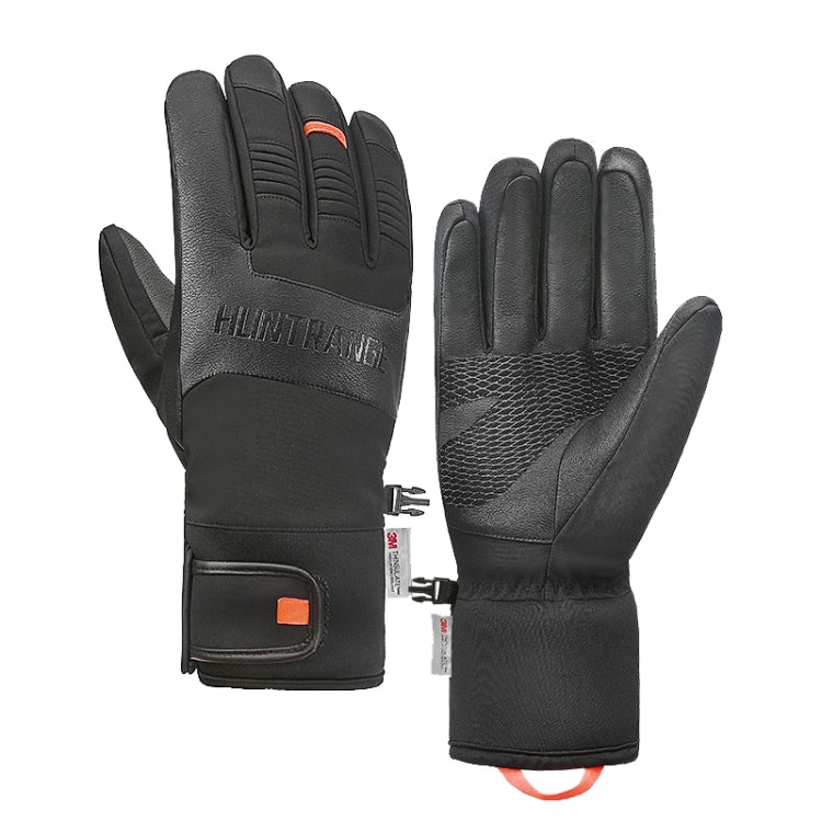 HUNTRANGE A055 Waterproof Riding Sports Touch Screen Keep Warm Gloves, Size: XL(Black) Eurekaonline