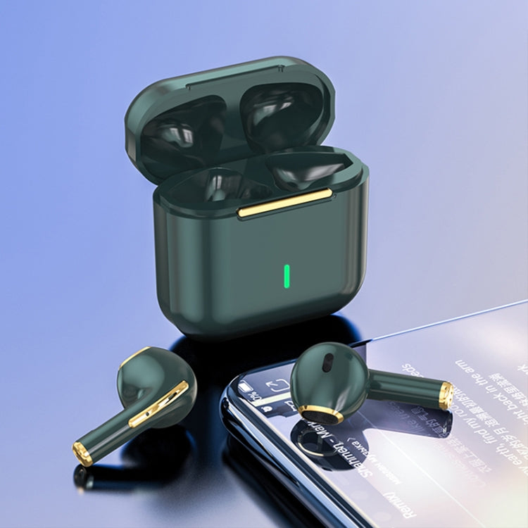 HXSJ Air-S4 Bluetooth 5.1 True Wireless HiFi Stereo Earphones with Charging Case(Dark Green) Eurekaonline