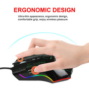 HXSJ J500 7 Keys RGB Programmable Display Screen Gaming Wired Mouse Eurekaonline