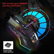 HXSJ J500 7 Keys RGB Programmable Display Screen Gaming Wired Mouse Eurekaonline