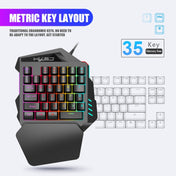 HXSJ P6+V100+A867 Keyboard Mouse Converter + One-handed Keyboard + RGB Gaming Mouse Set Eurekaonline