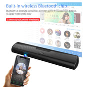 HXSJ Q3 Bluetooth 5.0 Household Extended Desktop Wall-hanging Wireless Bass Bluetooth Speaker(Black) Eurekaonline
