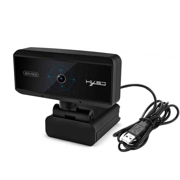 HXSJ S3 500W 1080P Adjustable 180 Degree HD Automatic Focus PC Camera with Microphone(Black) Eurekaonline
