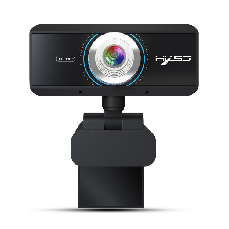 HXSJ S4 1080P Adjustable 180 Degree HD Manual Focus Video Webcam PC Camera with Microphone(Black) Eurekaonline