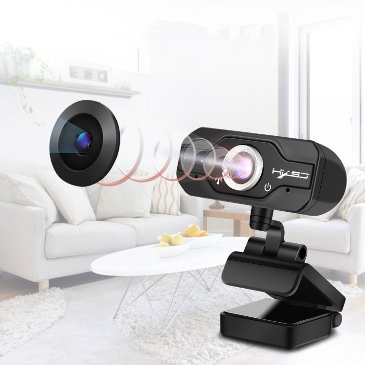 HXSJ S50 30fps 100 Megapixel 720P HD Webcam for Desktop / Laptop / Smart TV, with 10m Sound Absorbing Microphone, Cable Length: 1.4m Eurekaonline