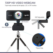 HXSJ S90 30fps 1 Megapixel 720P HD Webcam for Desktop / Laptop / Android TV, with 8m Sound Absorbing Microphone, Cable Length: 1.5m Eurekaonline