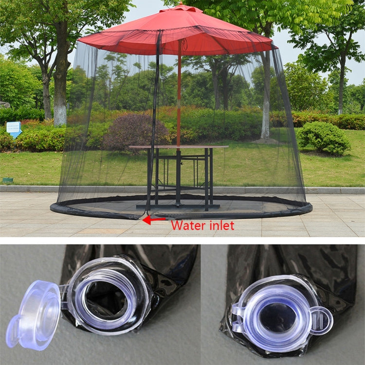 HY-0205 300 x 230 cm Outdoor Parasol Anti-mosquito Net Cover, Dimensions: Folding Tents(Black) Eurekaonline