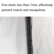 HY-0205 300 x 230 cm Outdoor Parasol Anti-mosquito Net Cover, Dimensions: Folding Tents(Black) Eurekaonline
