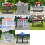 HY-0205 300 x 230 cm Outdoor Parasol Anti-mosquito Net Cover, Dimensions: Square Umbrellas(Black) Eurekaonline