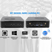 HYSTOU M7 Windows 7/8/10 / Linux System Mini PC, Intel Core G6400 Dual Core 4 Threads up to 4.0GHz, 32GB RAM+1TB SSD+1TB HDD, EU Plug Eurekaonline