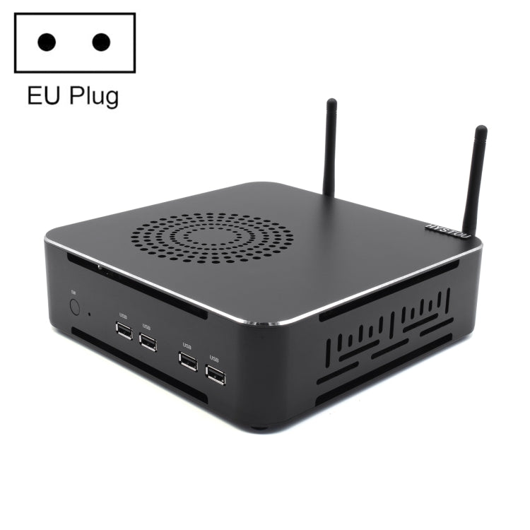 HYSTOU M7 Windows 7/8/10 / Linux System Mini PC, Intel Core G6400 Dual Core 4 Threads up to 4.0GHz, 32GB RAM+1TB SSD+1TB HDD, EU Plug Eurekaonline