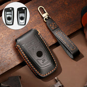 Hallmo Car Cowhide Leather Key Protective Cover Key Case for Old BMW (Black) Eurekaonline