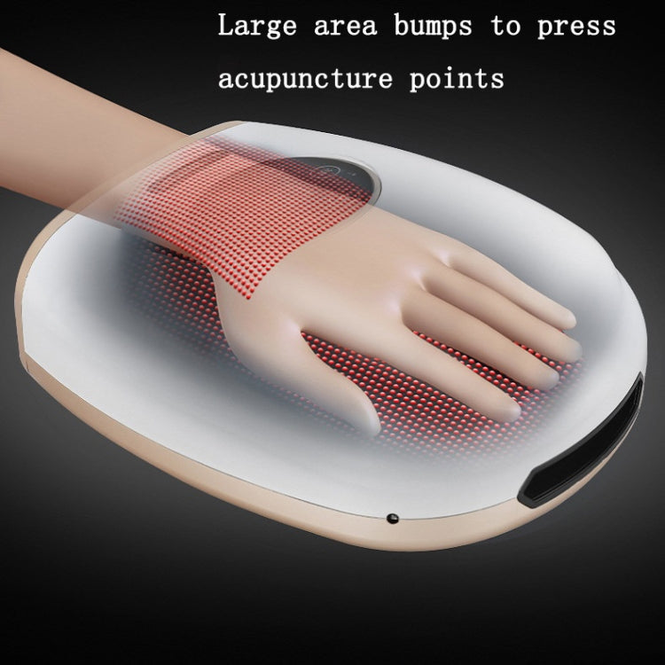 Hand Finger Joint Massager Wrist Palm Physiotherapy Mouse Hand Meridian Acupoint Massager, Specification: Plug(Pearl White) Eurekaonline