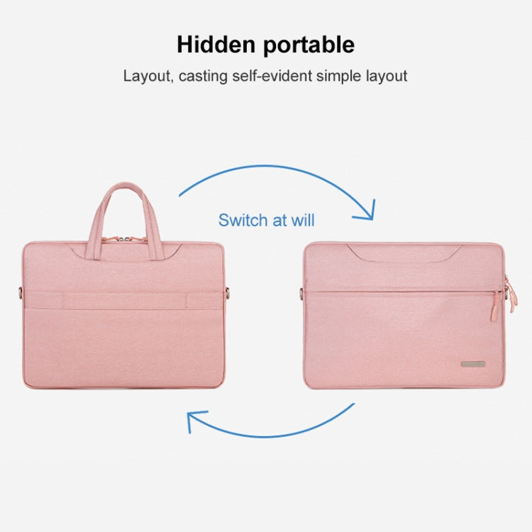 Handbag Laptop Bag Inner Bag with Power Bag, Size:16.1 inch(Pink) Eurekaonline