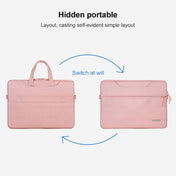 Handbag Laptop Bag Inner Bag with Shoulder Strap/Power Bag, Size:15.6 inch(Black) Eurekaonline