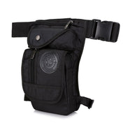 HaoShuai 325 Multi-Function Nylon Leg Bag Mountaineering Outdoor Travel Sports Convenient Waist Bag(Black) Eurekaonline