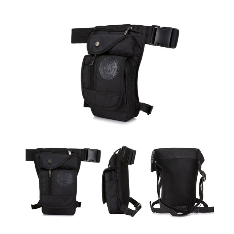 HaoShuai 325 Multi-Function Nylon Leg Bag Mountaineering Outdoor Travel Sports Convenient Waist Bag(Blue) Eurekaonline
